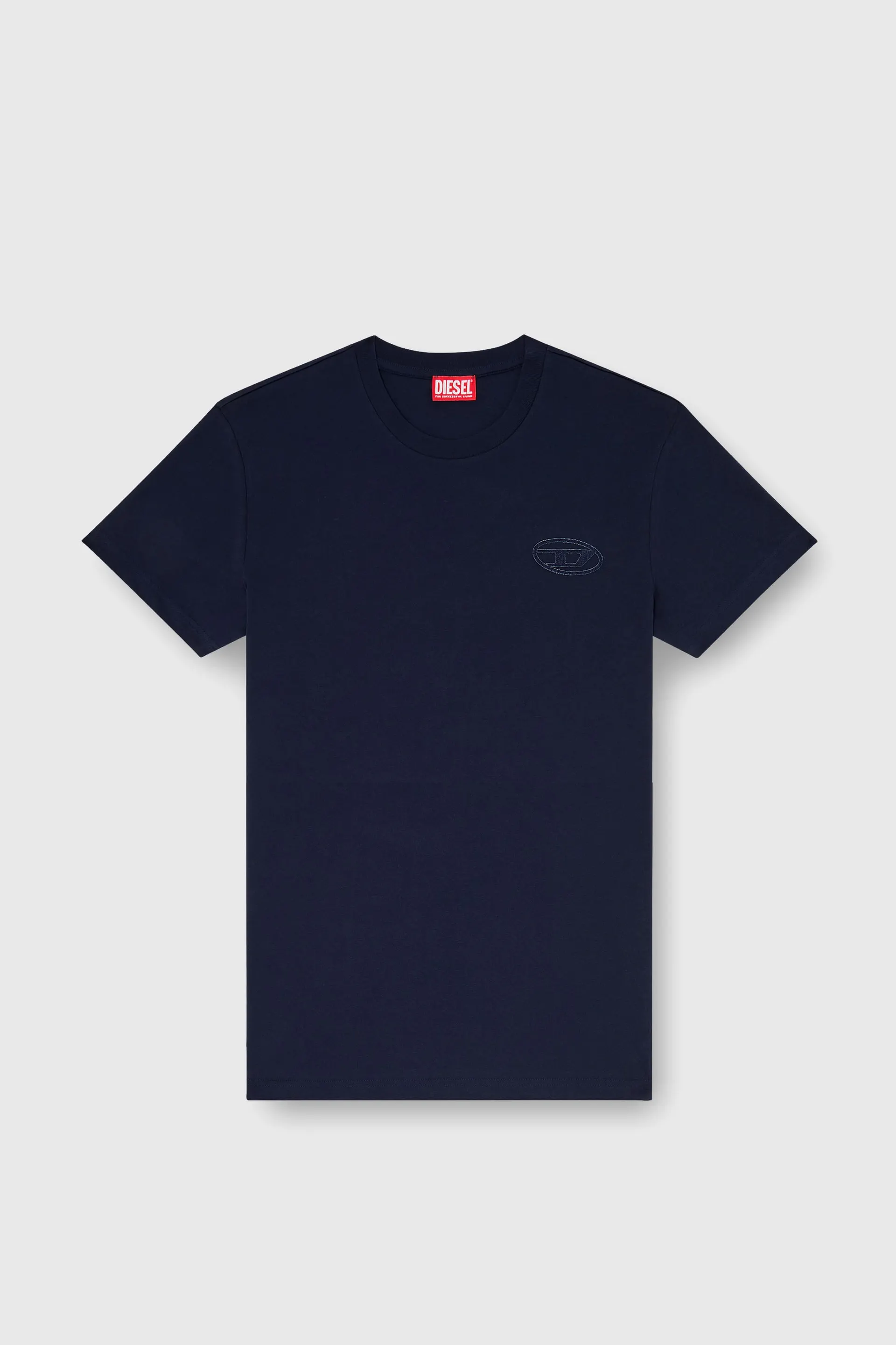 Cotton T-shirt with Oval D logo