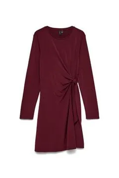 Vestido con lazo lateral
