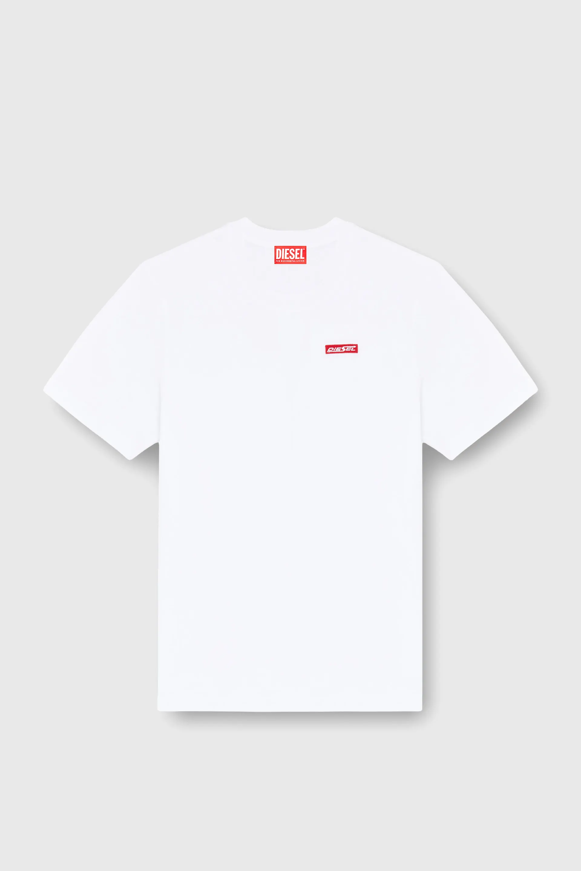 Cotton T-shirt with logo patch