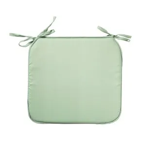 Tuinstoel kussen - groen - 38x41 cm