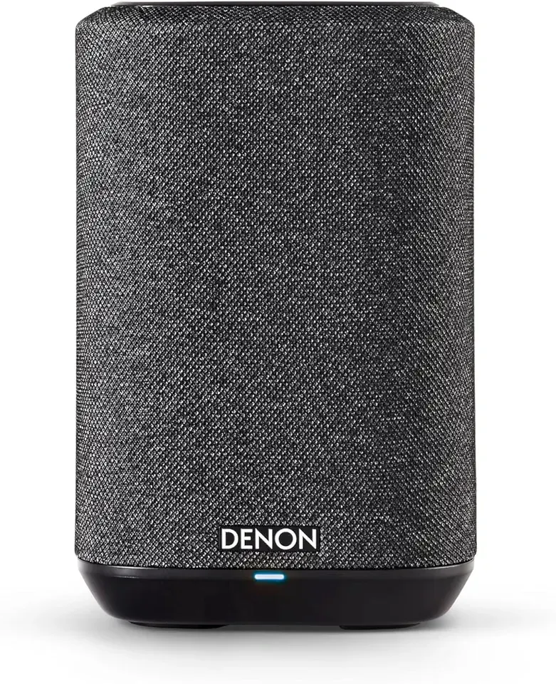 Denon Home 150 NV Home Stereo Wireless Speaker (Black), Bluetooth Wireless, 1" Tweeter, 3.5" Woofer, HEOS Built-in, AirPlay 2, Multi-Room Streaming, Simple Setup, Compact Design
