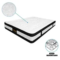 Colchón Sencillo 100x190 Resortado Hibrido
