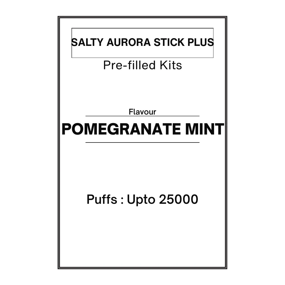 Pomegrante Mint -Salty Aurora Stick PLUS Pre-filled Kit 28.5mg/mL