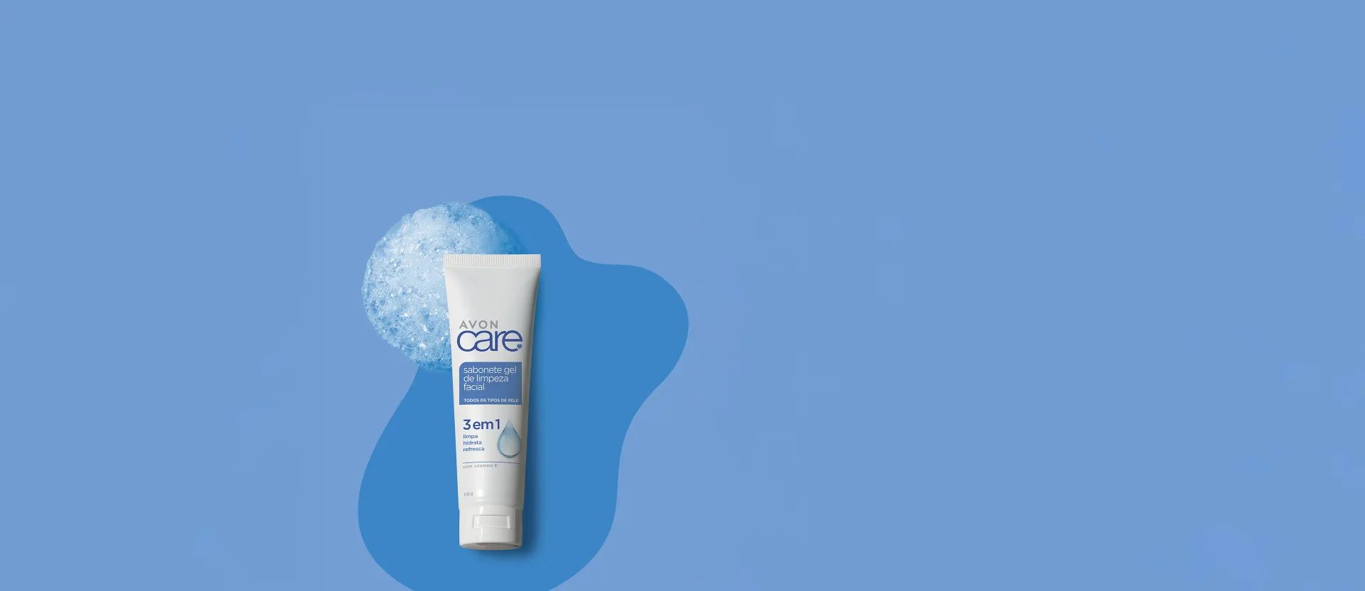 Avon Care Gel de Limpeza Facial 3 em 1