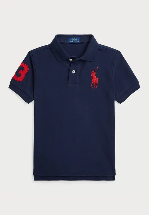 BIG PONY COTTON MESH POLO SHIRT 2-7Y - Poloskjorter - refined navy