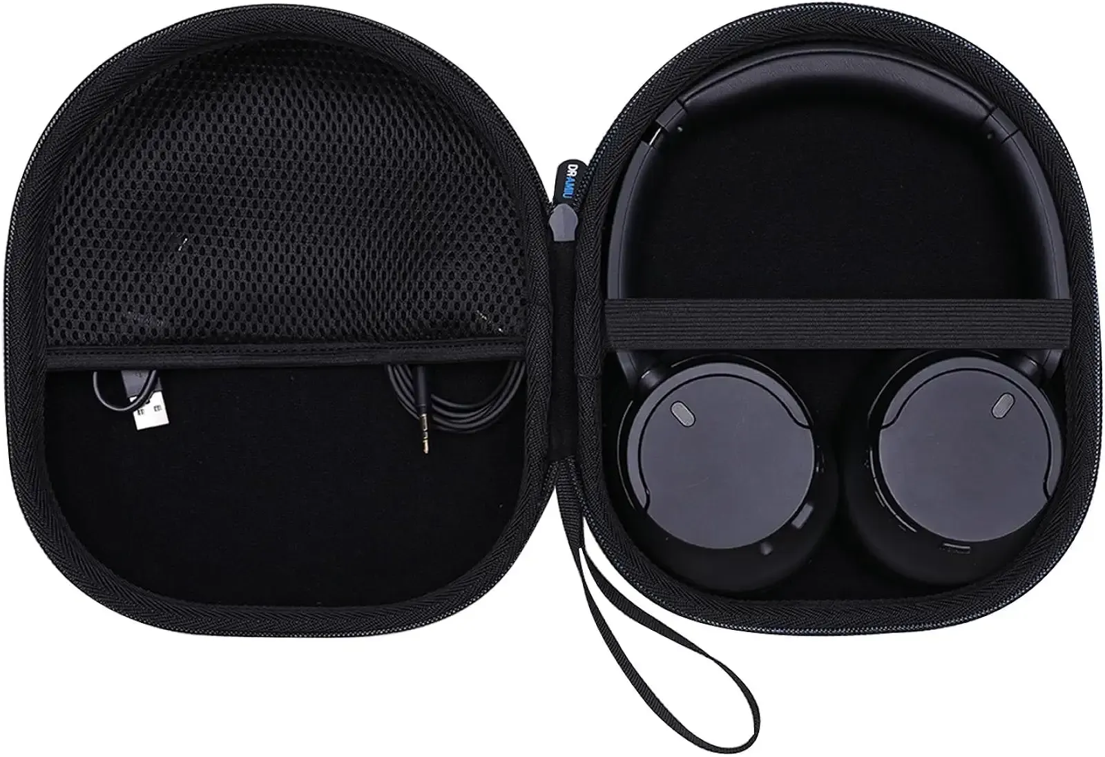 Hard Case Compatible with Sony WH-CH720N, WH-CH520 Noise Canceling Headphones, Black Travel Storage Bag