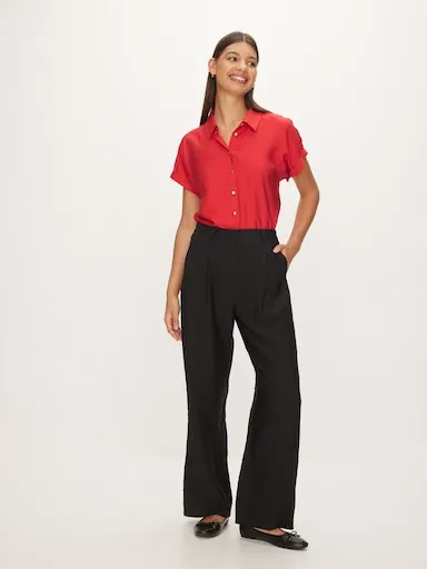 Ivana Short Sleeve Texture Shirt