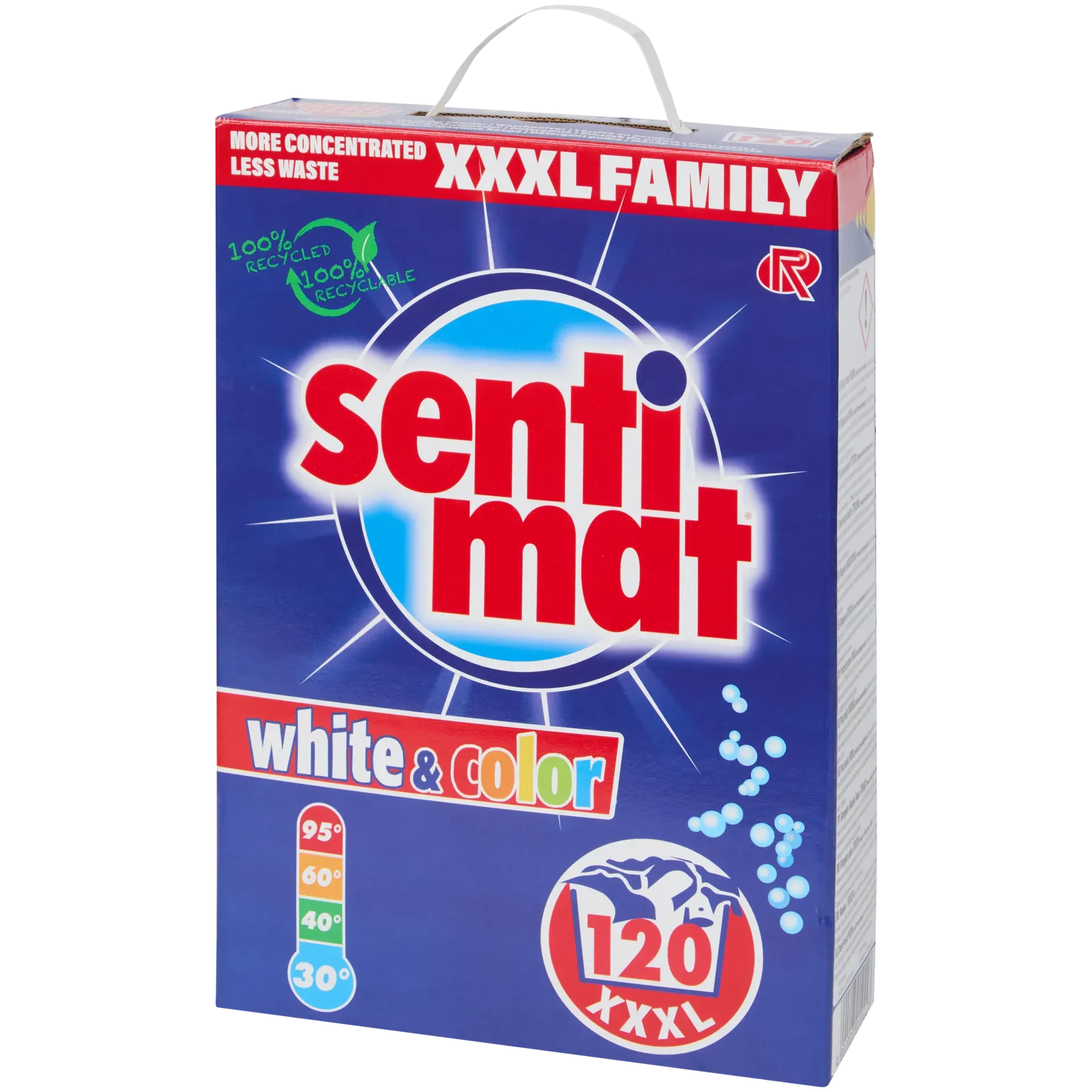 Detersivo in polvere Sentimat White & Color