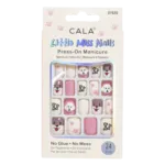 Uñas Postizas Little Miss Nails Pink Cream Poodle CALA X24 Piezas