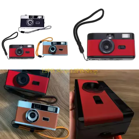 12PB Compact 35mm Film Camera with Flash Rediscover the of on Film