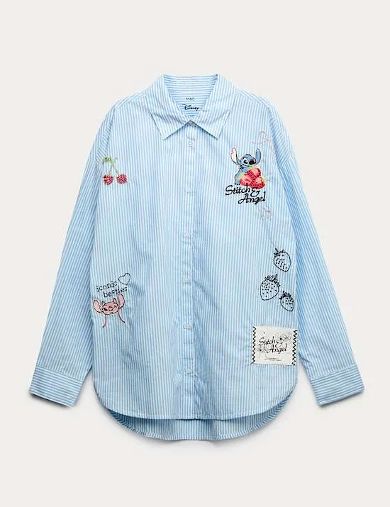 Pure Cotton Lilo & Stitch™ Beaded Shirt (6-16 Yrs)