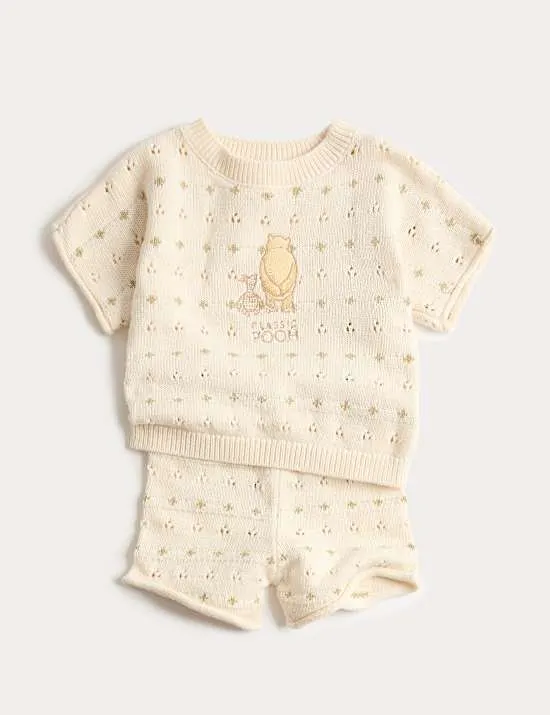 2 Piece Pure Cotton Winnie the Pooh™ Outfit (0-2 Yrs)
