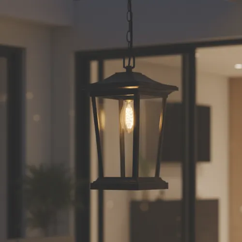 Patriot Lighting® Holliday Oil Rubbed Bronze 1 Light Outdoor Pendant