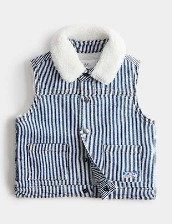 Pure Cotton Gilet (0-6 Years)