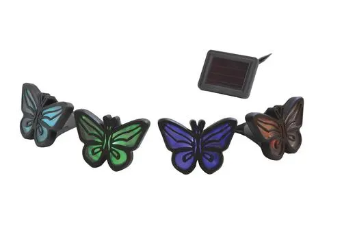 Solar-Powered Integrated LED Landscape Light - 4 Pack