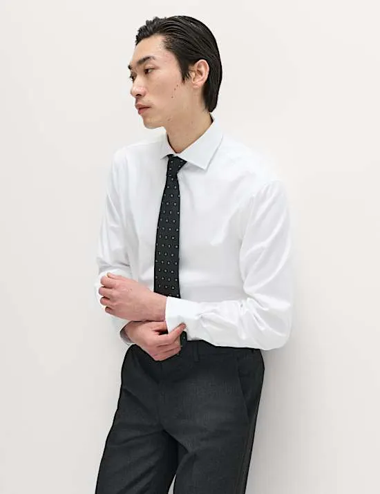 Pure Cotton Twill Shirt