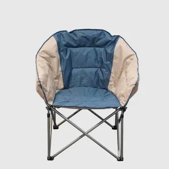 Outdoor Creations Coast Folding Camping Chair Teal Beige