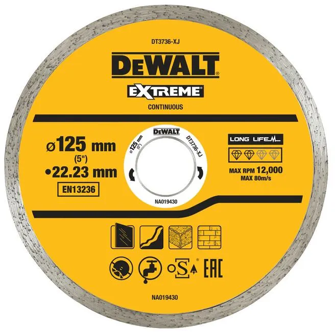 KAPPESKIVE DIAM FLISER 125MM DT3736