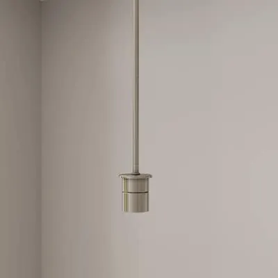 Amorette 1 -Light Antique Bronze Crystal Metal Chandelier