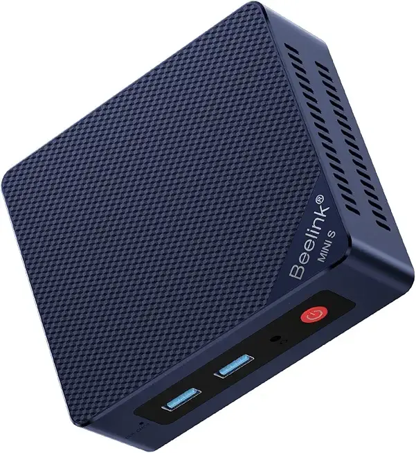 Beelink Mini PC, MINI S13 Intel Twin Lake N150 (Upgraded N100, 4C/4T), Mini Computer 16GB DDR4 RAM 500GB M.2 SATA SSD, Desktop PC Dual HDMI 4K UHD/2.5G Ethernet/WiFi6/BT5.2/W11 Home/HTPC
