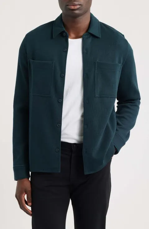 French Rib Shirt Jacket
