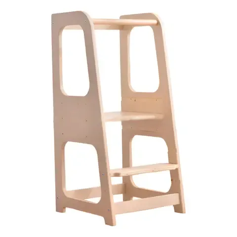 Torre Montessori Lux Aprendizaje De Madera Marrón