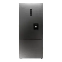 Kogan 412L Bottom Mount Fridge with Water Dispenser (Dark Stainless Steel)