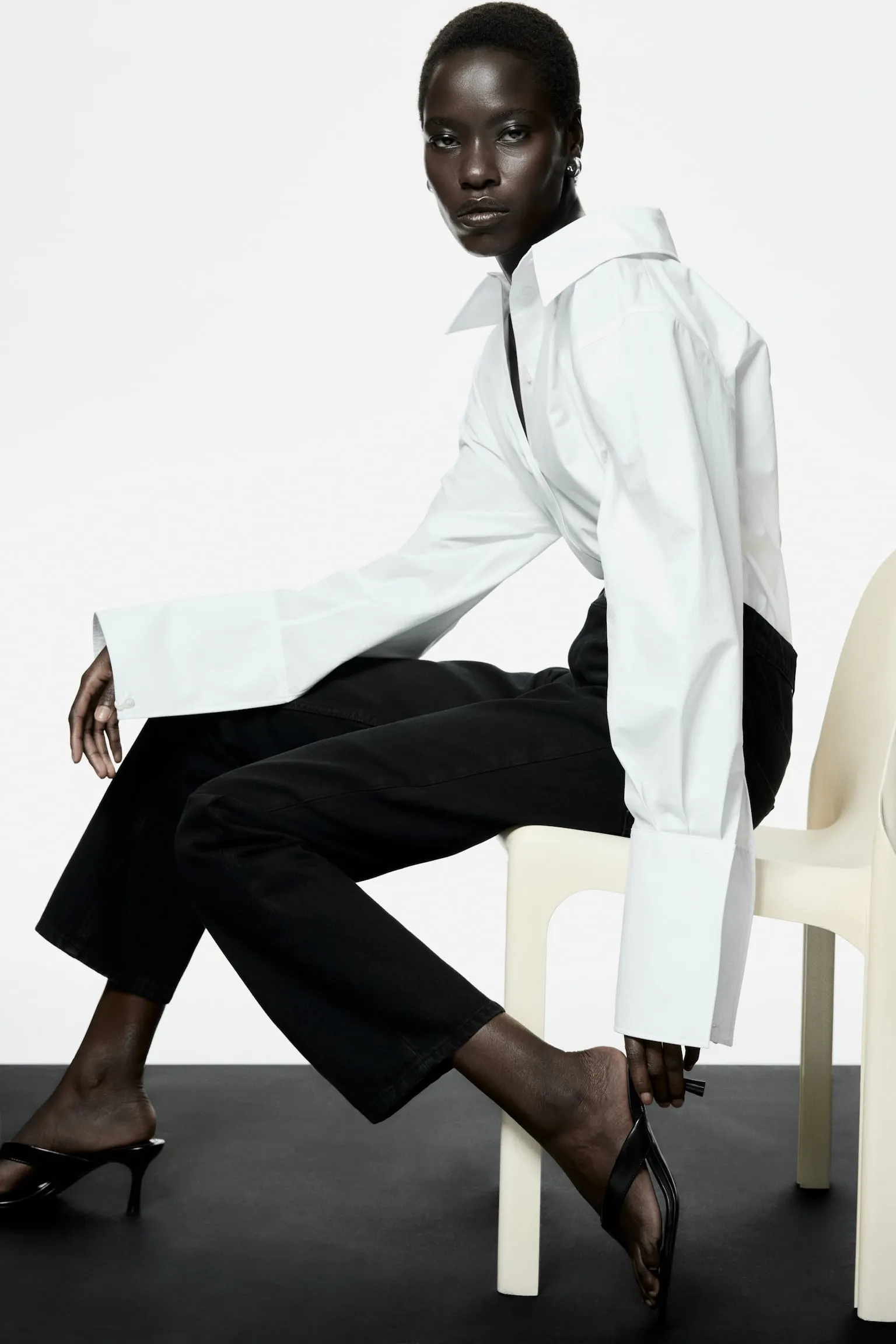 Straight High Waist Ankle Jeans