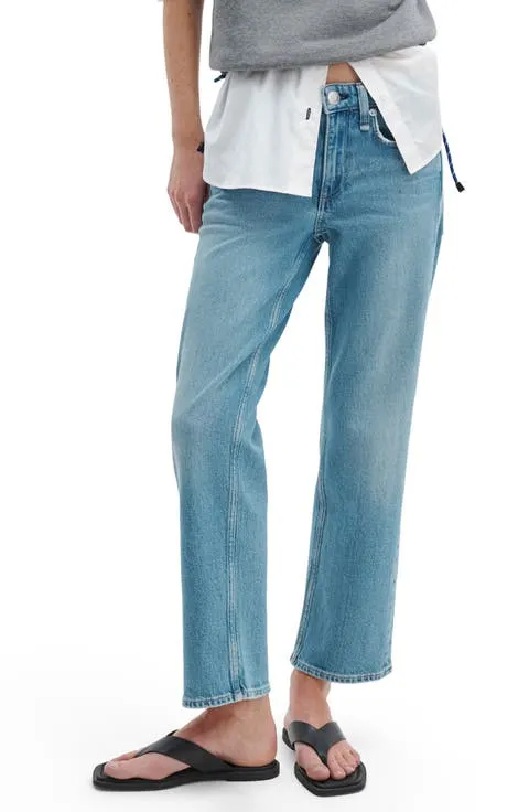 rag & bone Harlow Low Rise Ankle Straight Leg Jeans