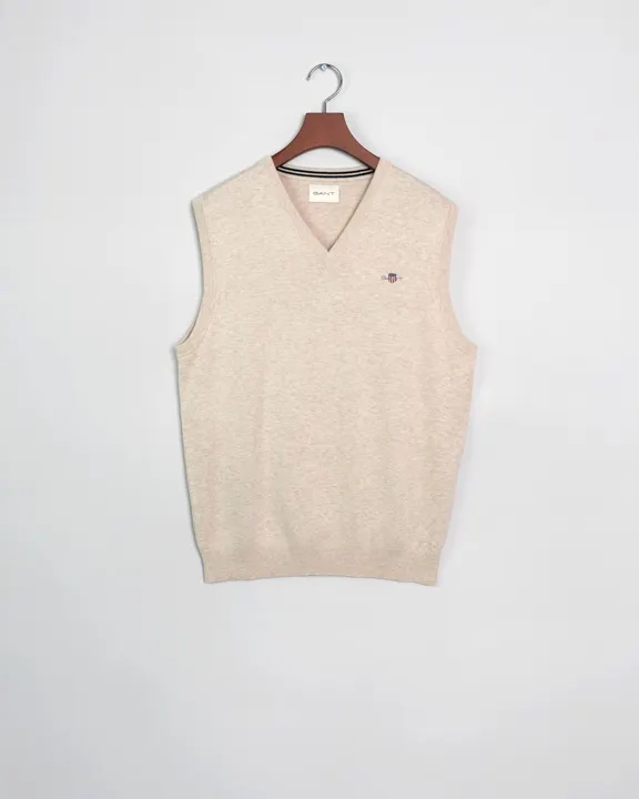 Klassisk vest i bomull