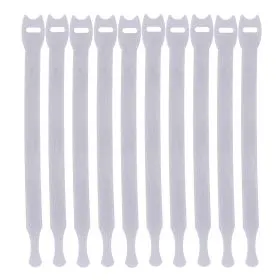 Set 10 fascette fermacavo riutilizzabili 20x1,2 cm, Sìordine