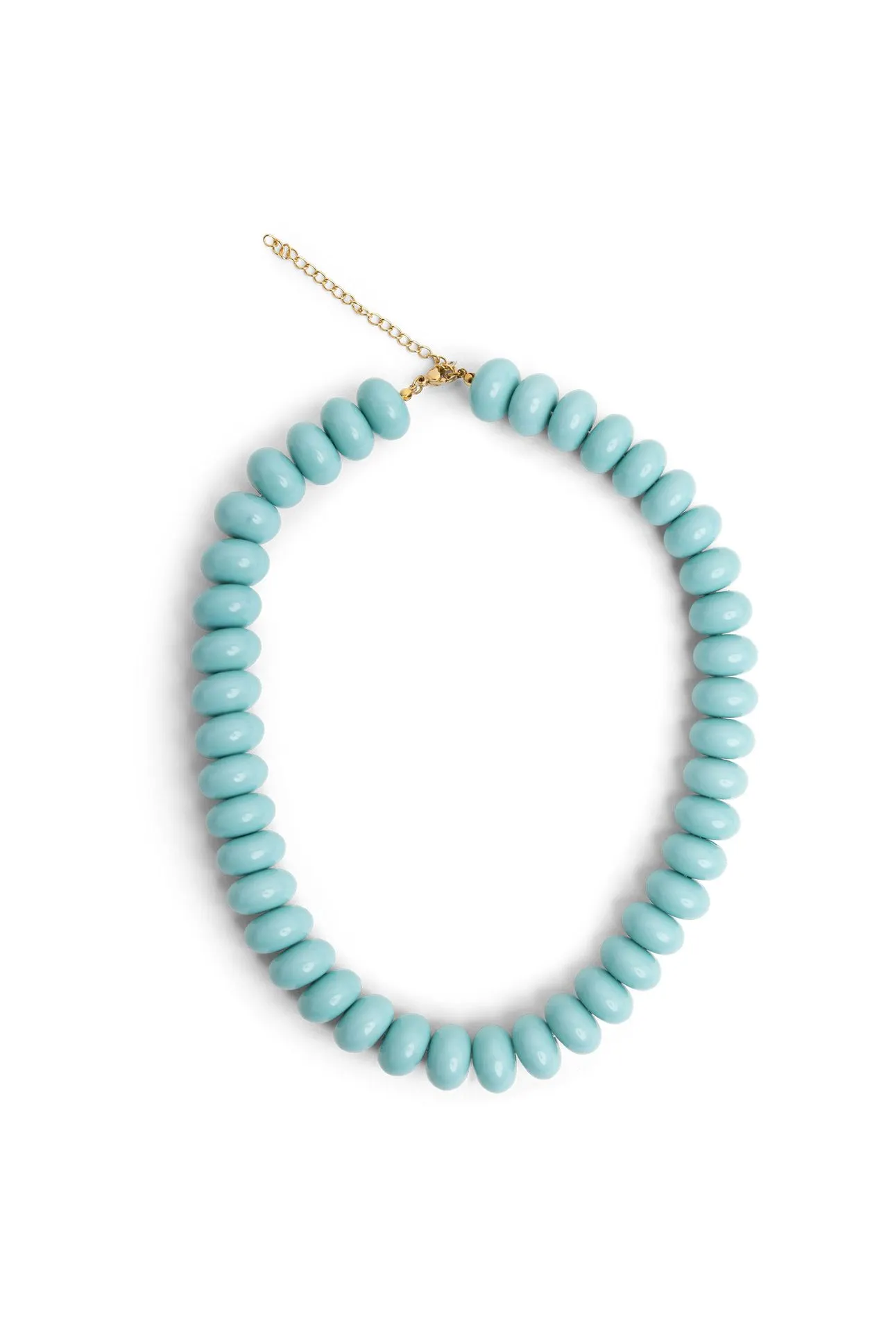 Turquoise kralenketting