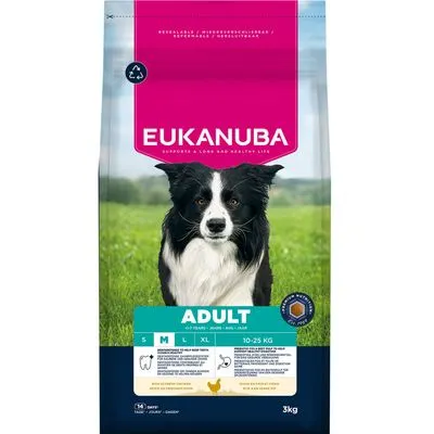 Eukanuba Premium Nutrition Adult Medium Breed poulet