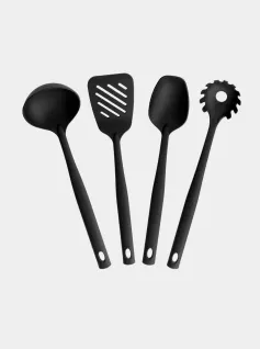 Serveerset Black Line