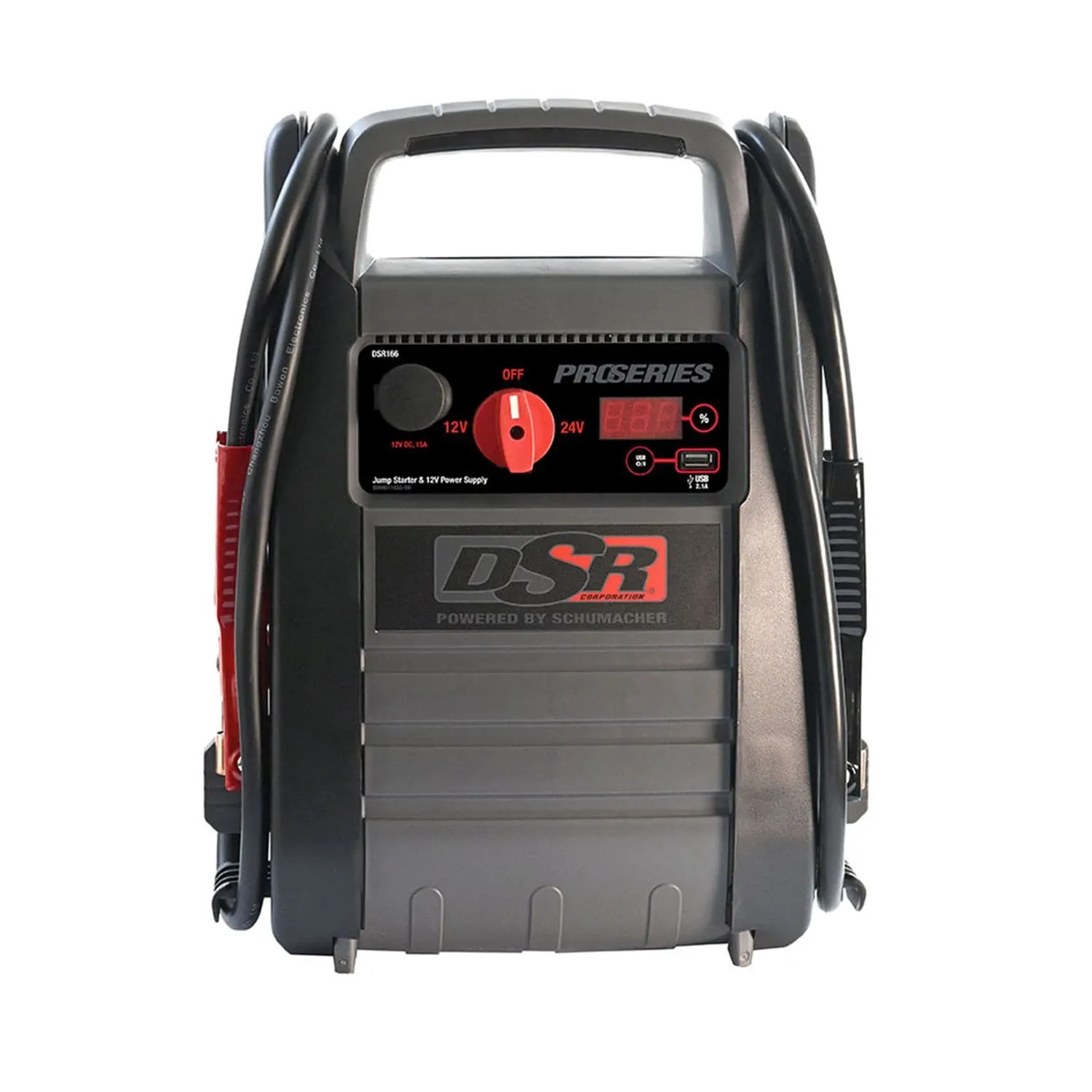 Arrancador DSR ProSeries DSR115 de 12/24 Voltios con 4,400 A Maximos con USB y Fuente DC