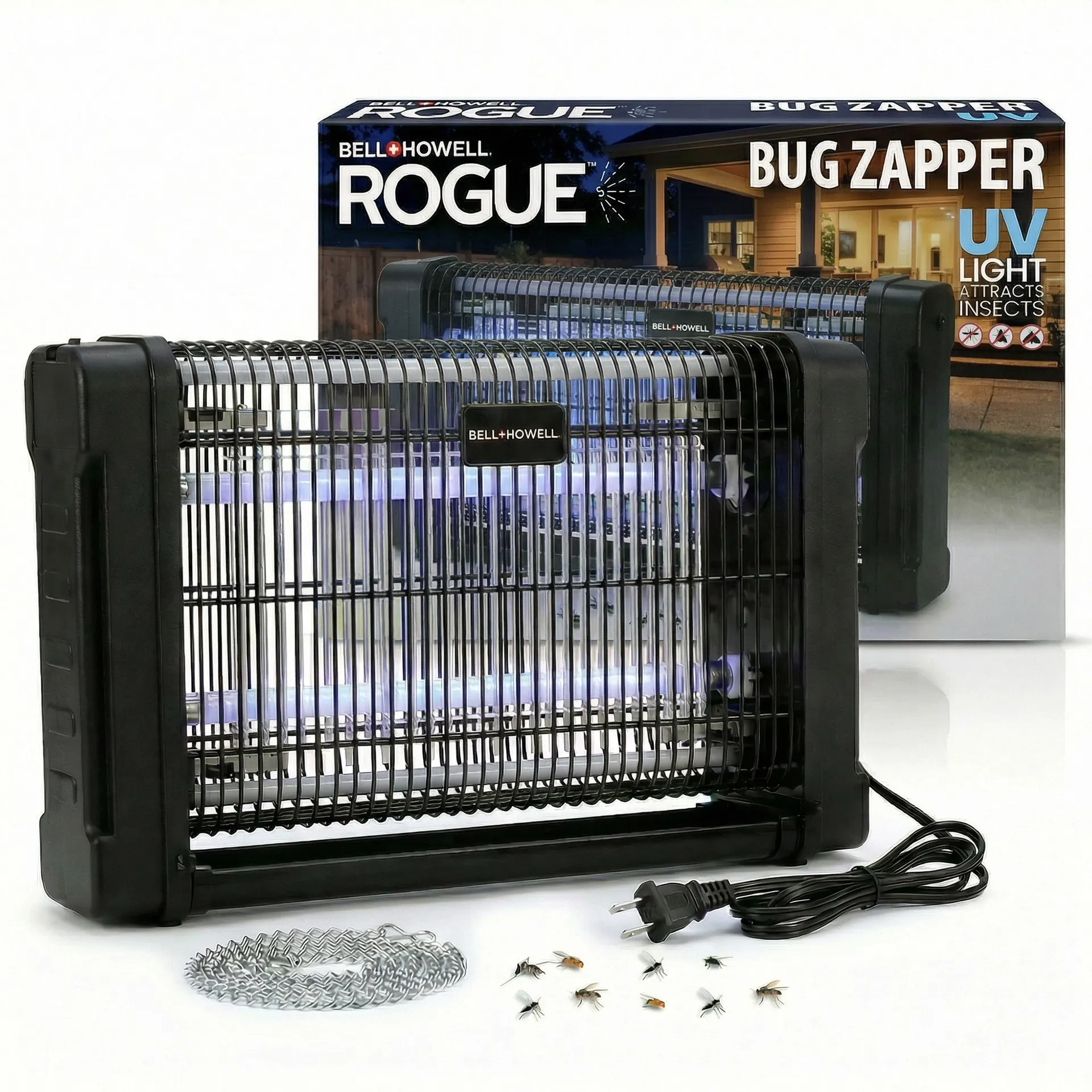 Bell + Howell Indoor UV light Bug zapper Insect Trap