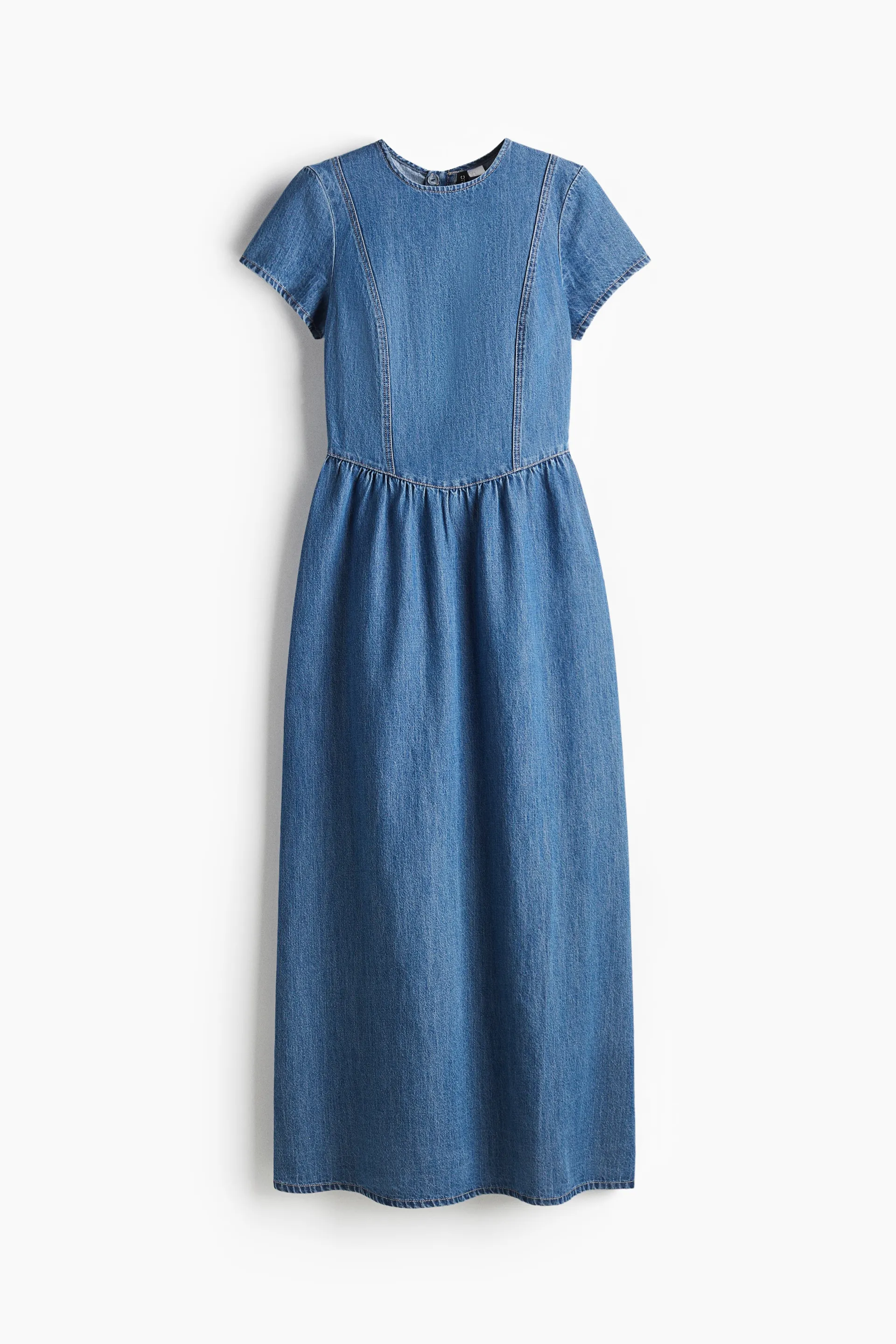 Vestido maxi de denim