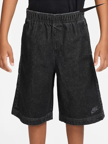 Nike Black Nike Denim Shorts