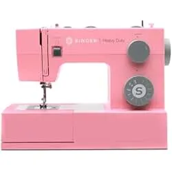 SINGER® Heavy Duty 4411 (Pink) High Speed Sewing Machine + Accessories | 11 Built-In Stitches Deliver 69 Stitch Applications | 60% More Power, 1100 Stitches/Min | Metal Frame, 4-Step Buttonhole