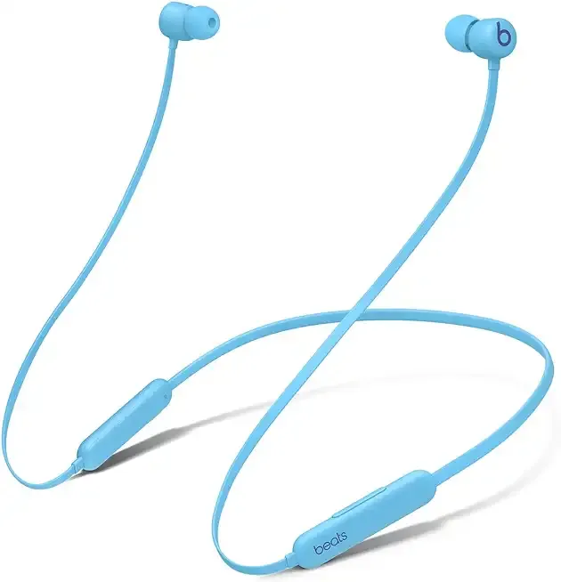 Flex Wireless Earbuds - Apple W1 Headphone Chip, Magnetic Earphones, Class 1 Bluetooth, 12 Hours of Listening Time, Built-in Microphone - Flame Blue
