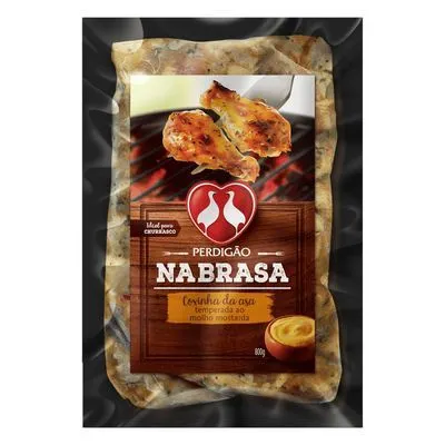 coxinha da asa frango perdigão molho mostarda pacote 800g