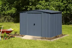 Abri de stockage en métal "Arrow" - 4,98 m² - gris - Arrow