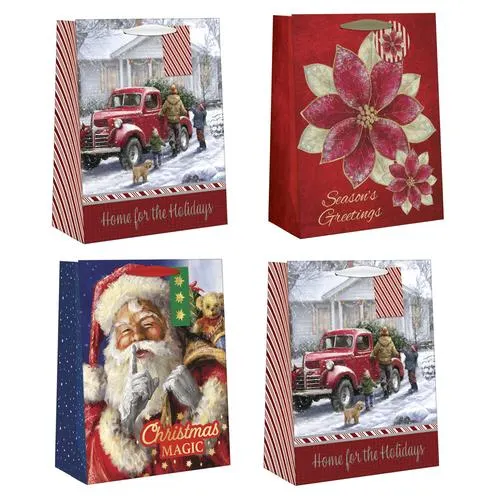 Paper Images Large Gift Bag - 4 Pack