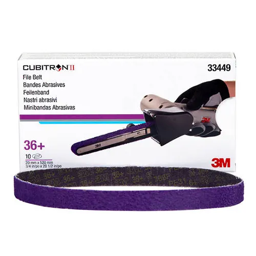 3M Cubitron II Belt 20mm x 520mm P36 (Pk/10)