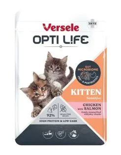 Opti Life Kitten - Natvoer - Zalm&Kip 85 g