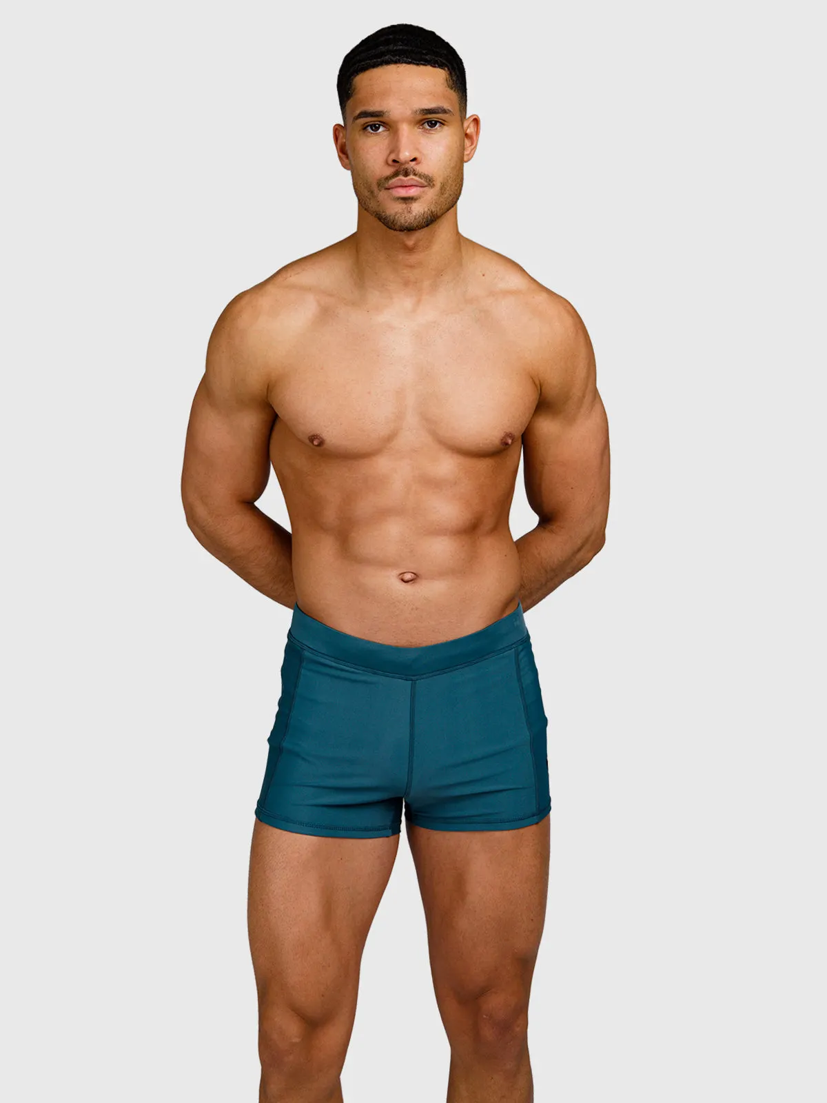 Samier-Logo Men Swim Trunks | Mediterranea