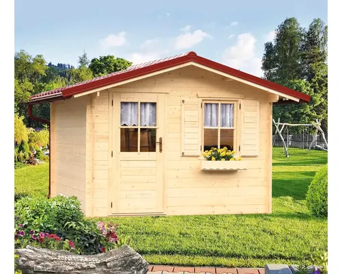 Dřevěný zahradní domek BPP Diana 3 přírodní 298 x 348 cm bez truhlíku a okenic