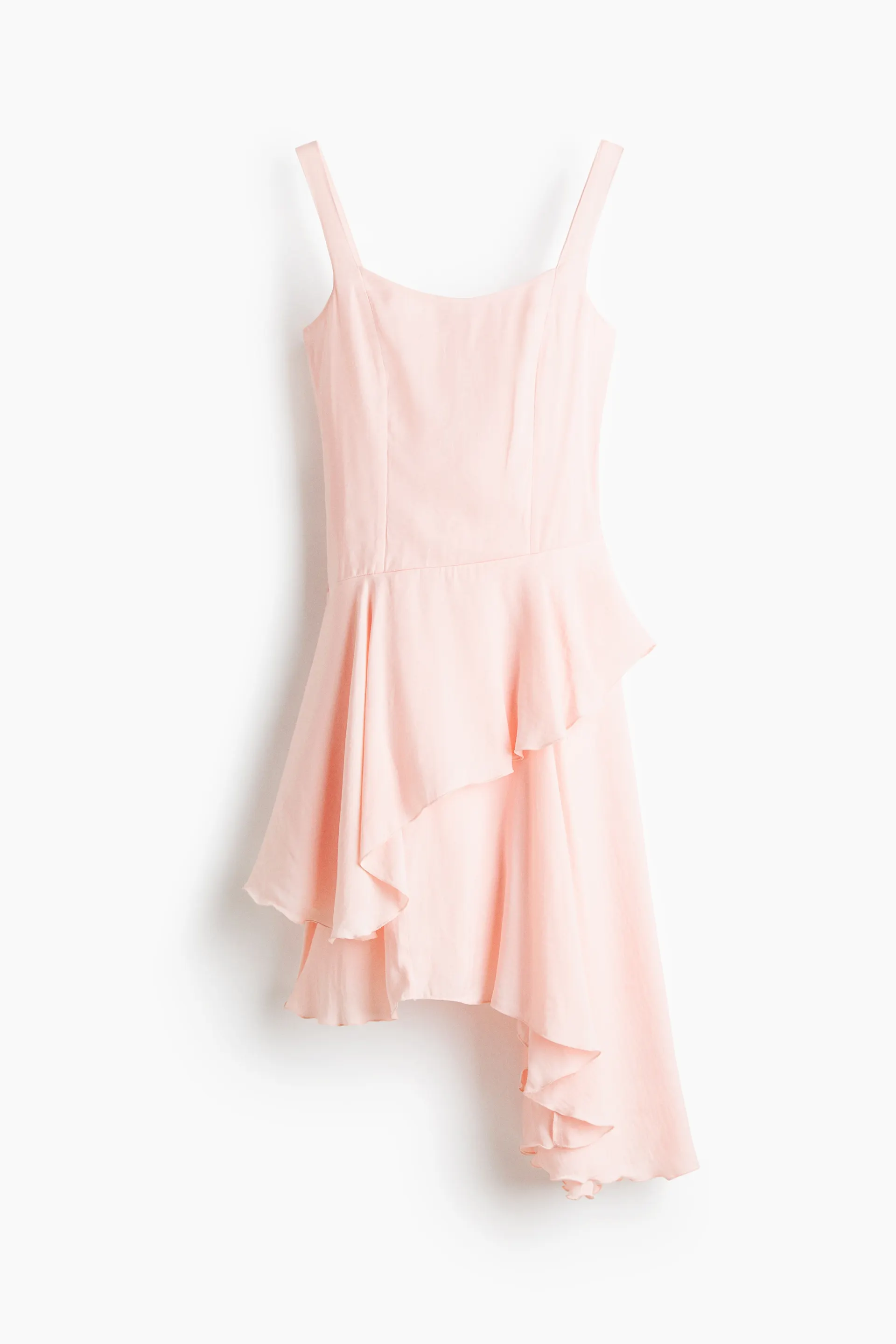 Vestido asimétrico con diseño escalonado