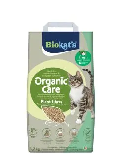 Biokat's Organic Care Plant Fibres Fresh - Kattenbakvulling - 3.2 kg