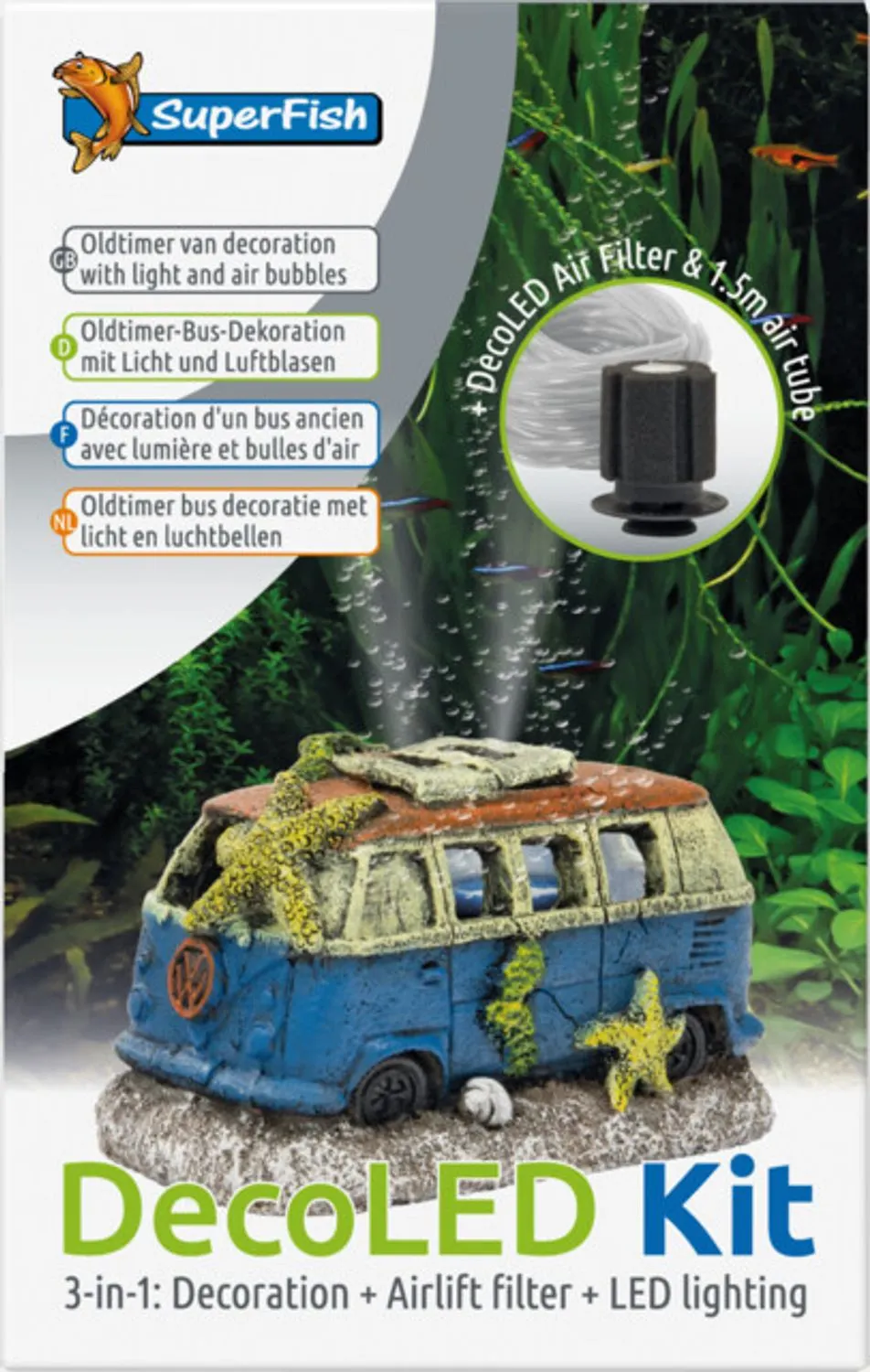Superfish Deco Led Set Bus - Aquariumdecoratie -